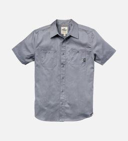 Thorogood Men's Water Repellent Heavyweight Utility Short Sleeve Shop Shirt USA Made