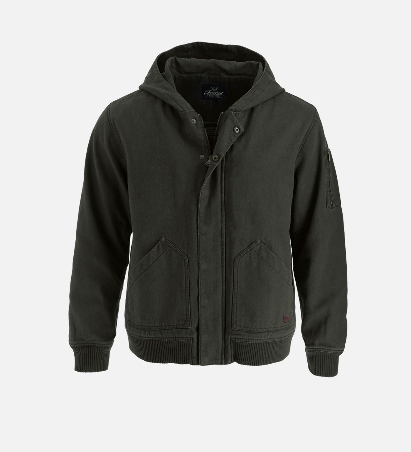 Thorogood Legacy Stone Washed Hooded Bomber Jacket