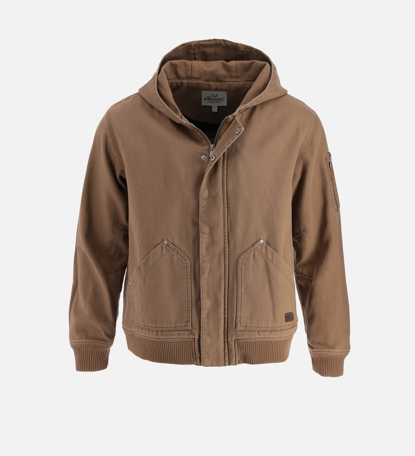 Thorogood Legacy Stone Washed Hooded Bomber Jacket